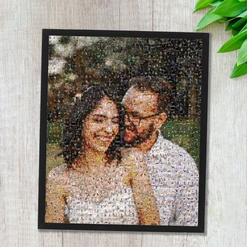 Photo Mosaic of couple